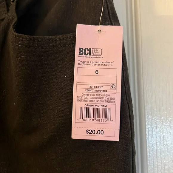 NWT Wild Fable Highest Rise Skinny Distressed Black Jeans Size 6 - Picture 2 of 6